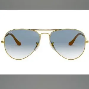 LIKE NEW Oversized Blue Gradient Ray Ban Aviator Sunglasses Ray-Ban | Accessories | Like New Ray Ban Aviator Blue  main image 3